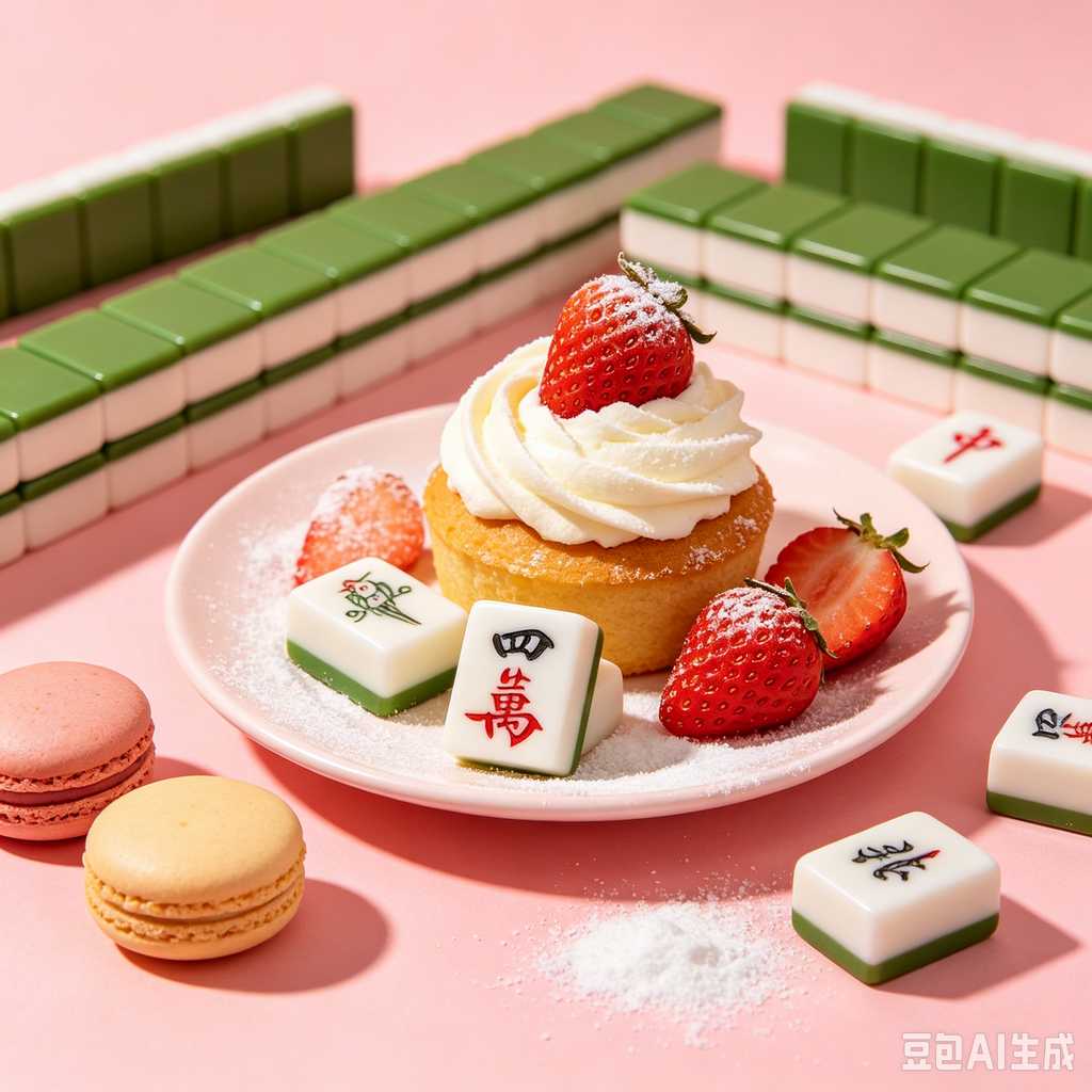 pink crystal mahjong set