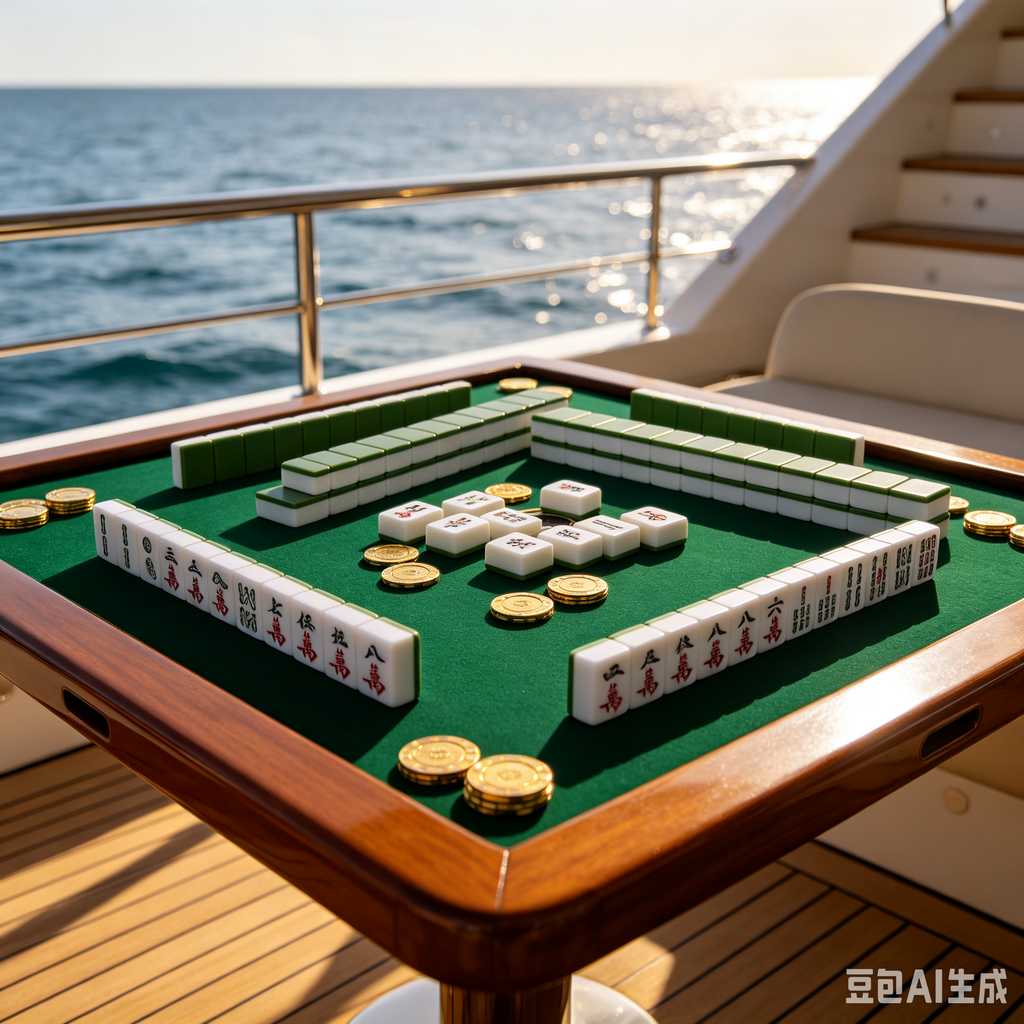 minimal text mahjong set